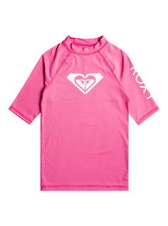 Детский Рашгард С Коротким Рукавом Wholehearted Pink Guava Roxy