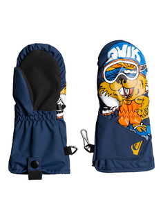 Детские Сноубордические Варежки QUIKSILVER Indie Insignia Blue