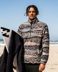 Мужская флиска с короткой молнией Boundary Billabong