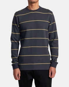Мужской лонгслив Day Shift Thermal Stripe Rvca