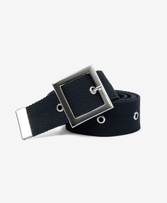 Ремень из хлопковой тесьмы синий для девочки Gulliver (One size)