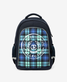 Рюкзак формованный с принтом синий для девочки Gulliver (One size)