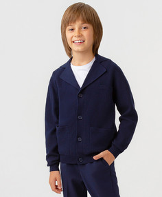 Кардиган на пуговицах синий Button Blue (170)