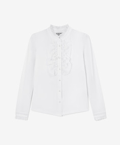 Блузка трикотажная белая Gulliver (134)