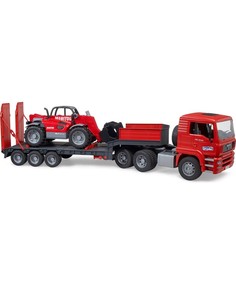 Тягач MAN с погрузчиком Manitou Bruder