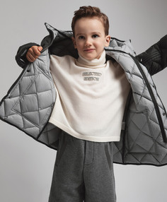 Водолазка вязаная из кашемира молочная для мальчика Gulliver Select (116)