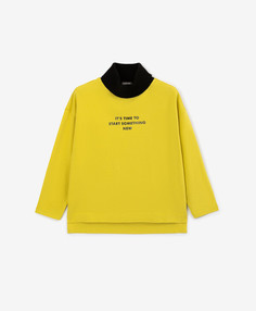 Водолазка трикотажная горчичная для мальчика Gulliver (122)