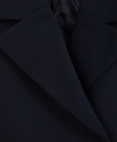 Жилет укороченный со съёмным поясом синий для девочки Gulliver (158)