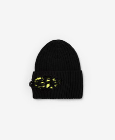 Шапка вязаная чёрная для мальчика Gulliver (54)