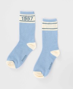 Носки высокие голубые для девочки Button Blue (14-16)