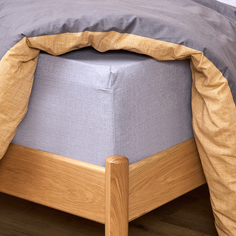 Простыня на резинке Tessitura, сиреневая Cozy Home