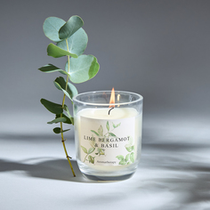 Свеча ароматическая Lime bergamot & Basil Cozy Home