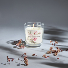 Свеча ароматическая Rose geranium Cozy Home