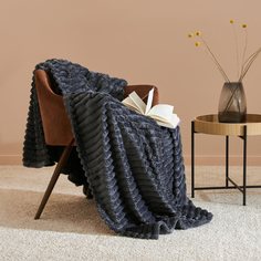 Плед Righe, синий Cozy Home