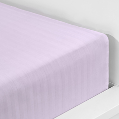 Простыня на резинке Lavender, полоска Cozy Home