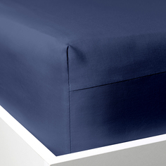 Простыня на резинке Midnight blue Cozy Home