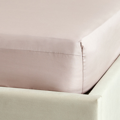 Простыня на резинке Crystal beige Cozy Home