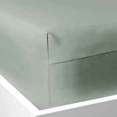 Простыня на резинке Jadite green Cozy Home