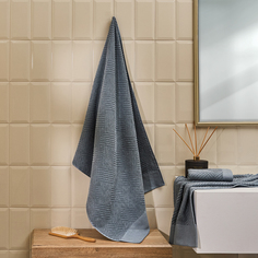 Полотенце махровое Zigzag, синее Cozy Home