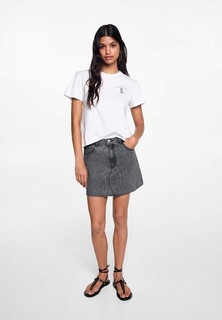 Юбка джинсовая Mango Kids