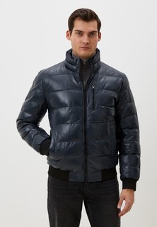 Куртка кожаная утепленная Urban Fashion for Men