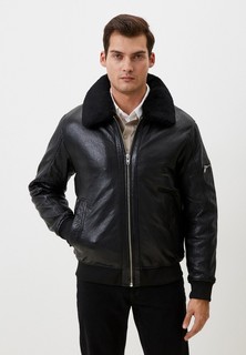 Куртка кожаная утепленная Urban Fashion for Men