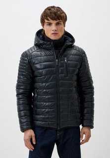 Куртка кожаная утепленная Urban Fashion for Men