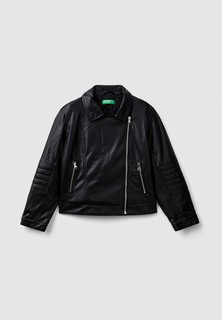 Куртка кожаная United Colors of Benetton