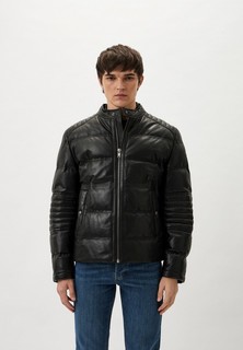 Куртка кожаная утепленная Boss