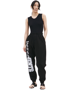 Брюки с готическим логотипом Vetements