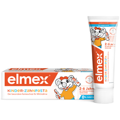 Зубная паста детская Elmex Kids защита от кариеса, для детей от 2 до 6 лет, 50 мл