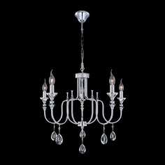 Люстра подвесная Citilux Рига хром CL437151