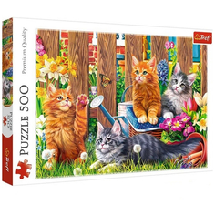 Пазл Trefl Кошки в саду 500 деталей