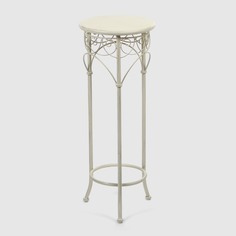 Подставка для цветов Anxi jiacheng металлическая белая 24x24x65 см