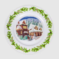 Тарелка десертная White Rabbit Winter 19 см