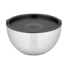 Миска с пластиковой крышкой Elo из нержавеющей стали 1,2 л