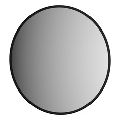 Зеркало Evoform с черной окантовкой d 50 см