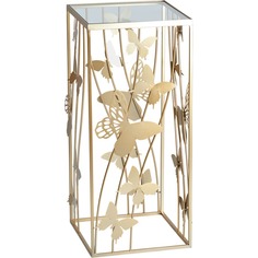 Столик с бабочками Glasar 33х33х75 см ГЛАСАР