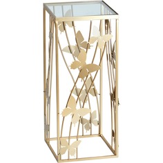 Столик с бабочками Glasar 27х27х64 см ГЛАСАР