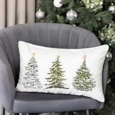 Подушка декоративная Estia Лафореста белый 30х50 см