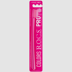 Щетка зубная Rocs PRO colors средняя R.O.C.S.