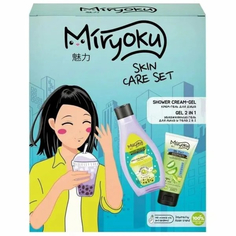 Набор подарочный Miryoku Skin Care Set крем-гель для душа и гель для лица и тела