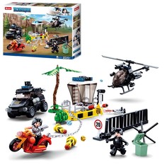 Конструктор Sluban преследование нарушителя (M38-B0772)