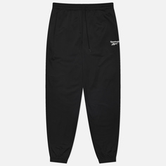 Мужские брюки Reebok Identity Vector Knit Track, цвет чёрный, размер S