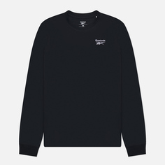 Мужской лонгслив Reebok Identity Classics Small Logo, цвет чёрный, размер S