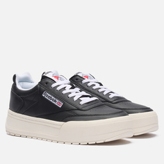 Кроссовки Reebok Club C Megacourt, цвет чёрный, размер 35 EU