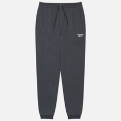 Мужские брюки Reebok Identity Small Logo Fleece Joggers, цвет серый, размер S