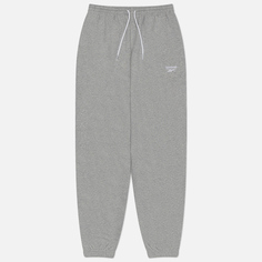 Женские брюки Reebok Identity Small Logo Fleece Joggers, цвет серый, размер XS