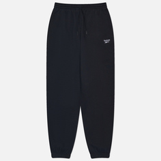 Женские брюки Reebok Identity Small Logo Fleece Joggers, цвет чёрный, размер XS