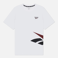 Мужская футболка Reebok Identity Cross Check, цвет белый, размер S